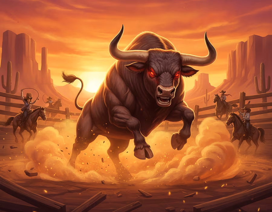 Bull in a Rodeo cover art